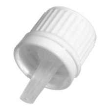 18mm Tamper Evident Cap + Drip - White - Bottles & Jar Accessories - Tamper Evident Cap + Drip