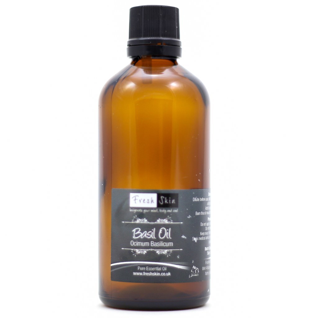 Basil Essential Oil Fresh Skin Beauty