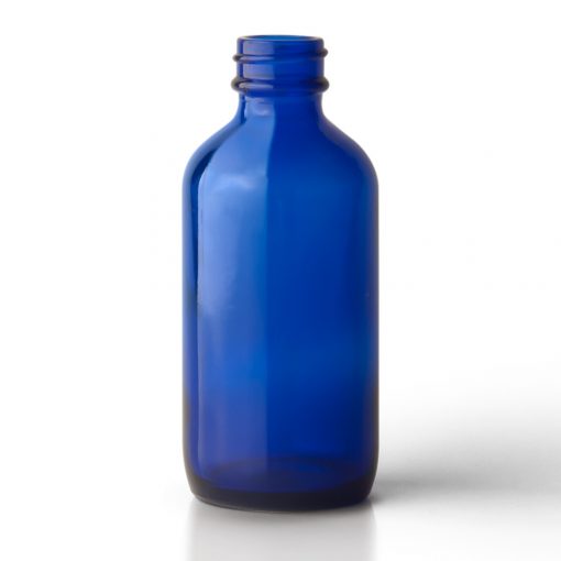 Blue Boston Round Bottle