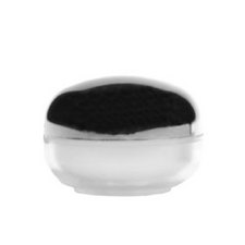 Lunar Frosted 50ml with Chrome cap - Acrylic Jars - Plastic Jars