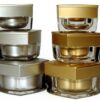 30ml Verve Jar Gold with cap - Acrylic Jars - Plastic Jars