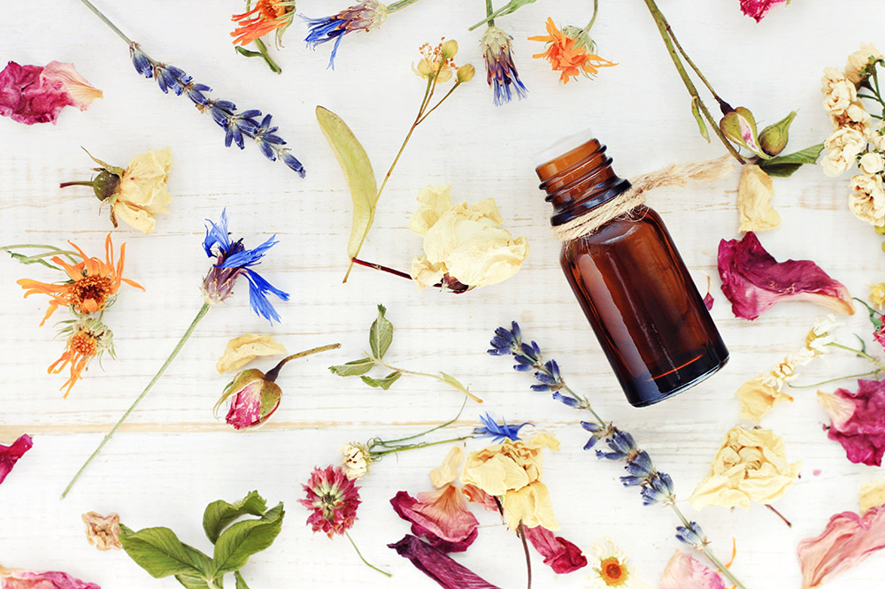 wildflowers ready to make fragranced essential oils