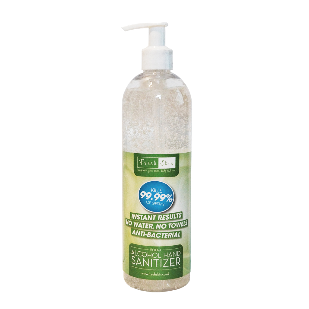 Alcohol Hand Sanitizer Gel - Anti-Bacterial Kills 99.9%