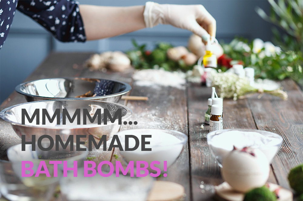homemade bath bombs