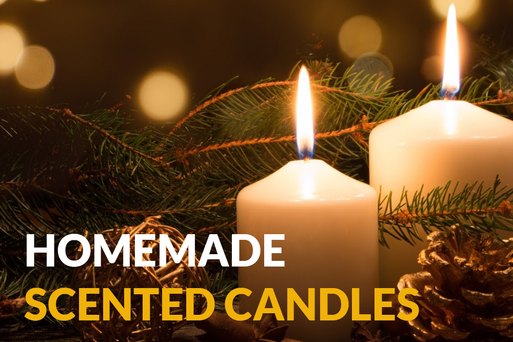 homemade scented candles