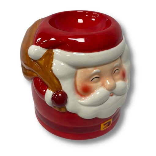 Santa Shaped Christmas Ceramic Oil Burner - Image 4