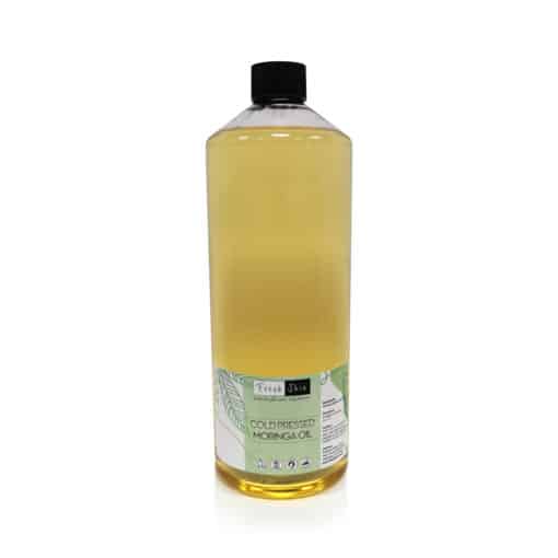 Moringa Oil in Plastic Bottle