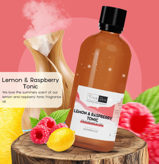 lemon & raspberry tonic